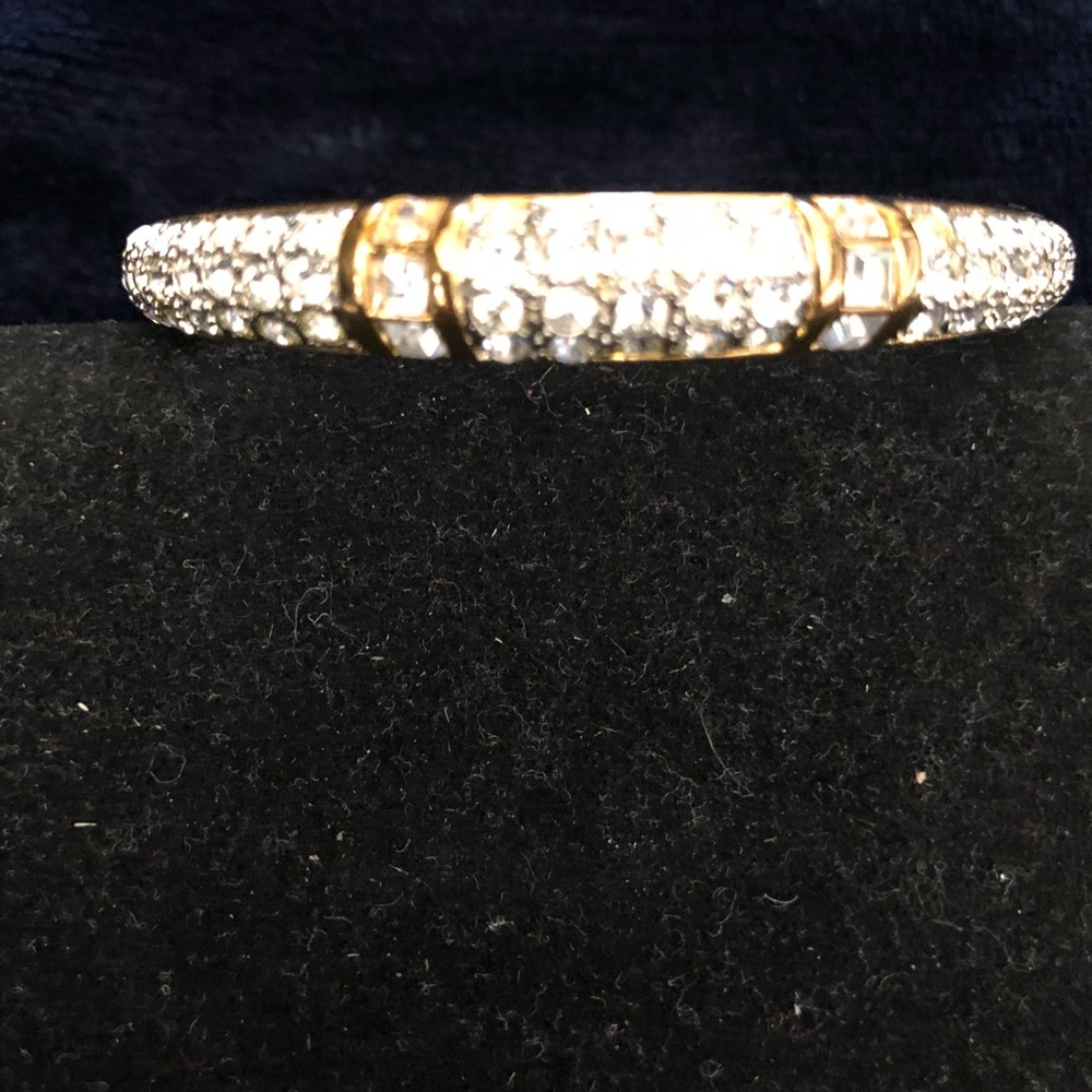 Gold tone finish bangle bracelet
